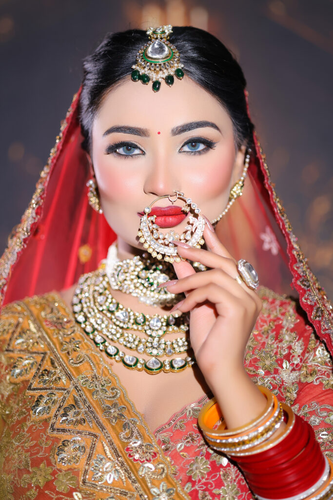 Bridal look by best makeup artist in Delhi